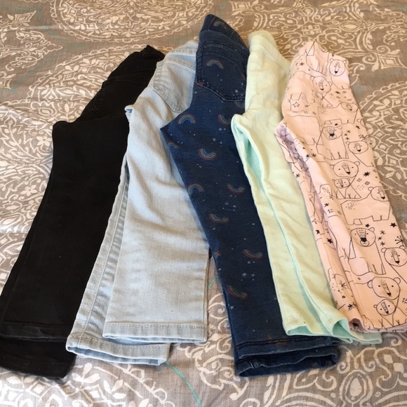The Children's Place Other - 3T skinny jeans and leggings lot 6 pairs of pants!
